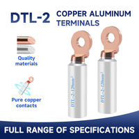 Connecteur de câble bimétallique cuivre-aluminium étamé DTL, 250V, pour câblage de distribution d'énergie