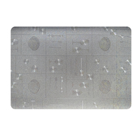 Set de table rectangulaire arrondi en PVC RNPT, finition argent perlé minimaliste, anti-taches, pour la salle à manger à la maison
