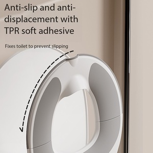 Siège de toilette pliable simple pour enfants, portable et compact pour la maison, universel pour garçons et filles, siège d'apprentissage de la propreté antidérapant - Product Image 3
