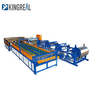 Linea di produzione automatica del tubo del condotto KINGREAL HVAC che fa il nastro adesivo della macchina che forma il rotolo del condotto dell'aria che forma la progettazione della fabbrica della macchina - Product Image 3