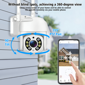 Cámara de Seguridad Exterior WiFi 2K 3MP, PTZ 360 °   Cámara de Vigilancia Doméstica con Detección Humana por IA - Product Image 4