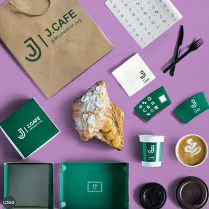 Bolsa <span class=keywords><strong>de</strong></span> Papel Kraft Blanca/Marrón Personalizada para Comida para Llevar, Papas Fritas, Hamburguesas, Pollo - Product Image 6