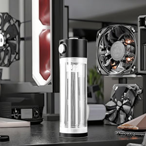 OCOCOO Réservoir <span class=keywords><strong>de</strong></span> <span class=keywords><strong>refroidissement</strong></span> par <span class=keywords><strong>eau</strong></span> en acrylique D50-C13F <span class=keywords><strong>de</strong></span> 173mm Système <span class=keywords><strong>de</strong></span> <span class=keywords><strong>refroidissement</strong></span> <span class=keywords><strong>liquide</strong></span> PC pour ordinateurs et stations <span class=keywords><strong>de</strong></span> travail <span class=keywords><strong>de</strong></span> jeu - Product Image 5