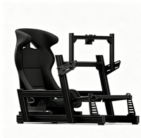 Equipo de Carreras Arcade con Movimiento para Salas de Experiencia de Juego, Simulador de Cabina con Estructura de Aluminio 4080 y Asiento de Conducción Antifatiga