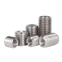 M2 M2.5 M3 M4 M5 M6 M8 M10 M12 Stainless Steel Threaded Inserts Slotted Screw Conversion Nut Thread Repair Insert