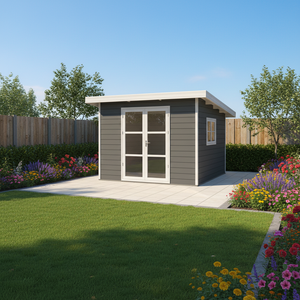 Casetta Contenitore da Giardino <span class=keywords><strong>in</strong></span> WPC <span class=keywords><strong>per</strong></span> Esterni, Impermeabile, <span class=keywords><strong>in</strong></span> Legno Composito, <span class=keywords><strong>per</strong></span> <span class=keywords><strong>Casa</strong></span>, Villa, Parco o Organizzazione <span class=keywords><strong>Attrezzi</strong></span> da <span class=keywords><strong>Palestra</strong></span> - Product Image 3