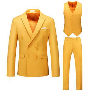 Traje de <span class=keywords><strong>Hombre</strong></span> Elegante de <span class=keywords><strong>3</strong></span> <span class=keywords><strong>Piezas</strong></span> (o 2 <span class=keywords><strong>Piezas</strong></span>) con Solapa Puntiaguda para Boda, Fiesta o Evento Formal - ¡Gran Oferta! - Product Image 6