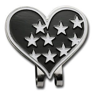 Marqueur de balle de golf avec broche en acier fer-manganèse, logo imprimé style sport et finition émaillée - Product Image 6