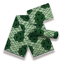 Kain Brokat Batik Afrika - Katun Ramah Lingkungan untuk Gorden & Pakaian Dalam 6 Yard