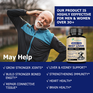 Private Label ODM Grass-Fed Beef <b>Liver</b> Capsules Dietary <b>Supplement</b> Promote <b>Liver</b> Kidney Healthy and Support Brain Function - Product Image 5