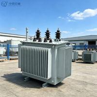 Transformateur triphasé à tension constante 100 kVA S13-M 11 kV 400 V ONAN Construction entièrement scellée Norme IEC60076 Industriel