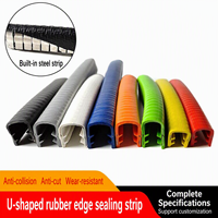 Bande de protection en forme de U, bande décorative universelle pour portes de voiture, bande anti-rayures et résistante à l'usure pour meubles