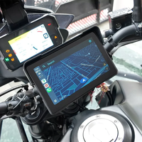 Navigateur GPS pour moto AOOCCI C7 7 pouces, CarPlay sans fil, Android Auto, grand écran, caméra de recul, 700 Nits, étanche, cartes du monde entier