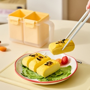 Custom Logo Portable Microwave Egg Omelette Maker Plastic Mold BPA Free Breakfast Cooking <b>Tools</b> Quick Healthy Maker - Product Image 1