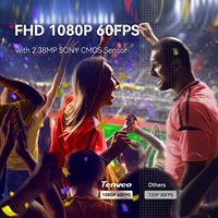 2024 caméra PTZ professionnelle VHD20U zoom optique 20x USB/HDMI caméra de diffusion en direct pour les services d'événements d'église/culte
