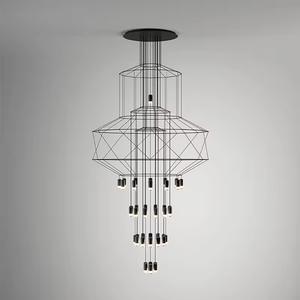 Zèle Éclairage Usine Fourniture Nouveau Design Crownm Lustre Pendentif Lampe Chambre De Luxe Led Lustres En Cristal - Product Image 3