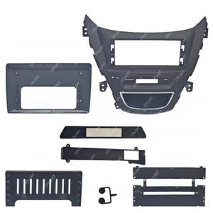 Cplunt New12.3 pouces voiture stéréo cadre Fascia <span class=keywords><strong>adaptateur</strong></span> pour 2014-2017 <span class=keywords><strong>HYUNDAI</strong></span> ELANTRA voiture DVD Installation tableau de bord garniture panneau Kit cadre - Product Image 2