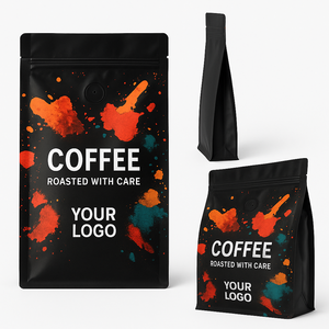 Sang trọng thân thiện với môi tùy chỉnh in PE bao bì thực phẩm túi đứng Pouch logo cho cà phê - Product Image 3