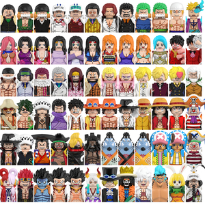 WM6187-6195 Anime 1 Piece Luffy Yamato Sabo Sanji Jinbe Robin Zoro Nami Chopper <span class=keywords><strong>Brook</strong></span> Usopp Franky Boa Bloques de Construcción Juguetes para Niños - Product Image 1