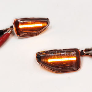 Indicatore di Direzione Laterale Dinamico a LED per <span class=keywords><strong>Dacia</strong></span> Logan 2 <span class=keywords><strong>Sandero</strong></span> 2 Duster Renault <span class=keywords><strong>Stepway</strong></span> <span class=keywords><strong>Sandero</strong></span> Lampada Ripetitore - Product Image 5