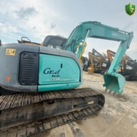 Excavadora Mediana y Pequeña Kobelco SK135SR de 13.5 Toneladas, Brazo Corto para Trabajos Urbanos en Espacios Reducidos, Bajo Número de Horas y Precio Bajo