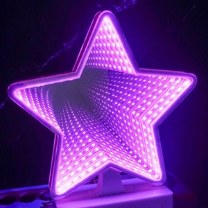 Pour enseigne LED <span class=keywords><strong>Infinity</strong></span> Mirror personnalisée avec bandes LED pour décorations de parc d'hôpital d'entreprise - Product Image 1