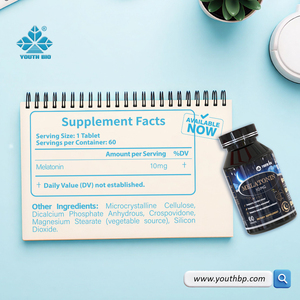 Suplemento Alimenticio en Tabletas de Melatonina, Apoya los Ciclos Naturales de Sueño para <span class=keywords><strong>Trabajadores</strong></span> de Oficina y Viajeros, Bienestar Nocturno, Envío Rápido - Product Image 5