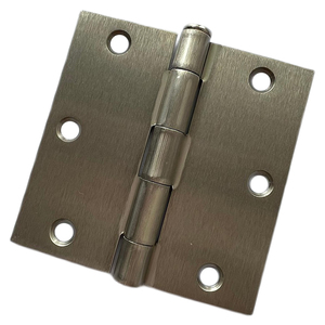 3.5 inch chải Nickel góc phải vuông tuôn ra bản lề đồ nội thất phụ kiện phần cứng Mỹ loại cửa bản lề - Product Image 1