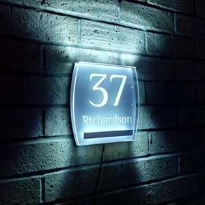 Support mural personnalisé en acrylique transparent pour enseigne lumineuse néon, support de menu, plaque lumineuse LED, vente en gros - Product Image 6