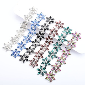 Nouvelle chaîne <span class=keywords><strong>à</strong></span> maillons en cristal artisanal de 3,5 x 21 cm, inspirée de la couture, garniture en strass pour vêtements de luxe et design signature - Product Image 6