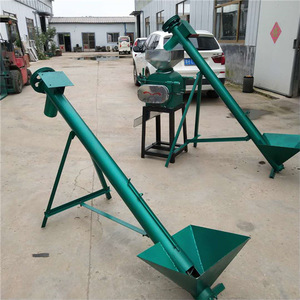 Convoyeur hélicoïdal incliné 5,5 kW 380 V à vitesse réglable pour usine de fabrication - Product Image 2