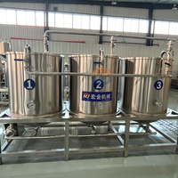 Machine commerciale de cuisson de lait de soja en acier inoxydable traitement de produit de haricot industriel pour la production de produits de tofu et de soja