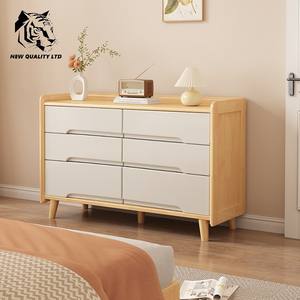 Gabinete de almacenamiento personalizado de fábrica a precio económico, en stock, dropshipping, diseño más reciente, muebles para recibidor, gabinete de madera con cajones - Product Image 4