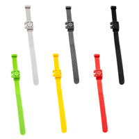 Sangle de verrouillage en plastique réglable avec support, moulée par injection, flexible, à dents, pour routeur de câble, pour appareils électroménagers robotisés