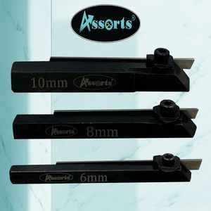 Juego de Herramientas de Corte y Modelado Mini, Incluye Tamaños de Vástago de 6mm/8mm/10mm con Cuchilla de Corte HSS y Mini Herramienta de Torneado - Product Image 1