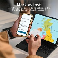 Etiqueta Inteligente Android RSH, Localizador GPS Inteligente con Función de Buscar de Google, Recargable Tipo C, Buscador de Llaves para Equipaje, Mascotas, Carteras, Bolsos, Perros