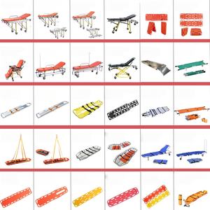 OEM Rumah Sakit paduan aluminium pegangan tangan dan naik dan jatuh roda panduan pasien transportasi tandu <span class=keywords><strong>Mobile</strong></span> tandu - Product Image 6