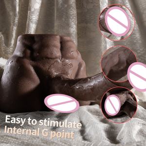 Real Touch Half Body Seksspeeldol met Grote Dildo voor Vrouwelijke Masturbatie, Zacht Volledig Lichaamsmodel OEM/ODM Merk - Product Image 1