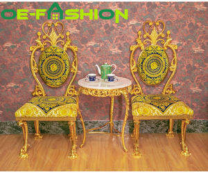 OE-FASHION K placcato oro pesante marmo <span class=keywords><strong>bianco</strong></span> <span class=keywords><strong>barocco</strong></span> stile europeo per il tempo libero <span class=keywords><strong>tavolo</strong></span> ad angolo italiano in legno <span class=keywords><strong>tavolo</strong></span> per mobili per la casa - Product Image 2