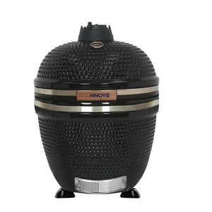 Barbecue Kamado <span class=keywords><strong>en</strong></span> céramique <span class=keywords><strong>de</strong></span> 26 pouces avec grille <span class=keywords><strong>en</strong></span> <span class=keywords><strong>fonte</strong></span> et outil à cendres - Product Image 2