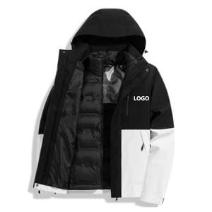 Design LOGO Doudoune Léger Matelassé Puffer Baggy Manteau à Capuche pour Homme Unisexe - Product Image 5