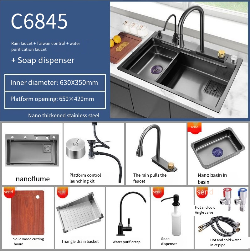 Black 6845 nano raindance c package