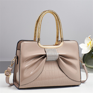Waterproof studded Tote Fashion <strong>Silver</strong> Quilted pu Leather Glitter Sequins Ladies <strong>Handbags</strong> with Chain - Product Image 6