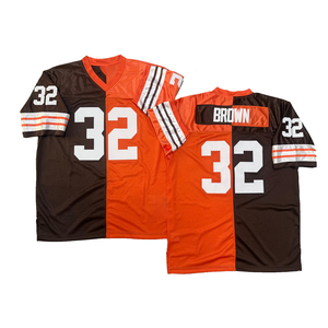 Camiseta de rugby cosida estilo vintage para hombre 19 Bernie Kosar 32 Jim <span class=keywords><strong>Brown</strong></span> 73 <span class=keywords><strong>Joe</strong></span> Thomas S-3XL - Product Image 6