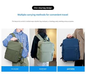 Nouveauté Sac à dos pour ordinateur portable unisexe imperméable grande capacité avec compartiment séparé pour chaussures léger pour les voyages et les trajets quotidiens - Product Image 3