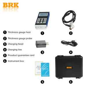뜨거운 판매 디지털 초음파 두께 게이지 스틸 주철 테스터 배터리 작동 고정밀 0.01mm 해상도 2000 OEM - Product Image 6