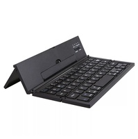SUNGI Mini Katlanabilir Kablosuz Klavye Alüminyum Alaşımlı Gövde iPad iPhone Tabletler için Taşınabilir