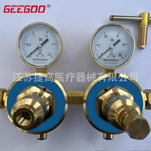 Régulateur de pression de dioxyde de carbone à double étage à double gaz YQJ-11 en laiton pour régulateur de pression de GPL - Product Image 4