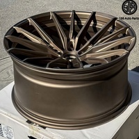 Jantes en aluminium chromé personnalisées BZY Auto 18 19 20 21 22 pouces 5x114.3 5x112 5x110 5x120 Concaves profondes Forgées pour BMW M3 M4