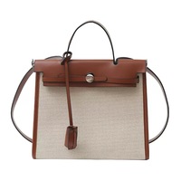 Nouveaux sacs à main en PU de qualité supérieure pour femmes, sacs à bandoulière en cuir synthétique marron de haute qualité pour femmes, sacs à main de grande capacité